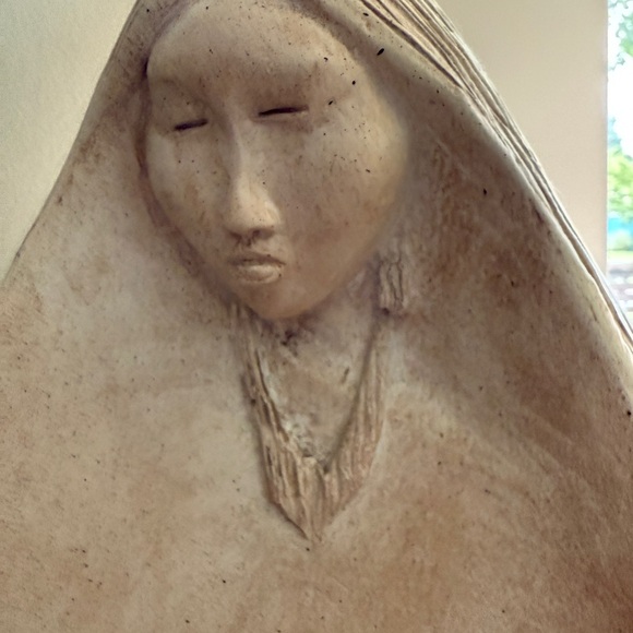 Acoma Pueblo 1983 Pottery La Madre Indian Sculpture Pierce Austin Production - Picture 6 of 7